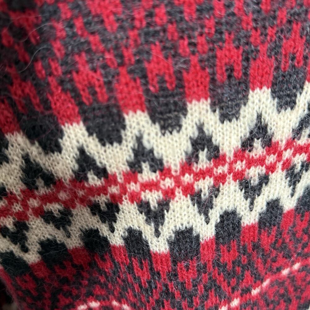 Chaps Ralph Lauren Women’s Large Fair Isle Wool Blend Pullover Sweater - Picture 3 of 5